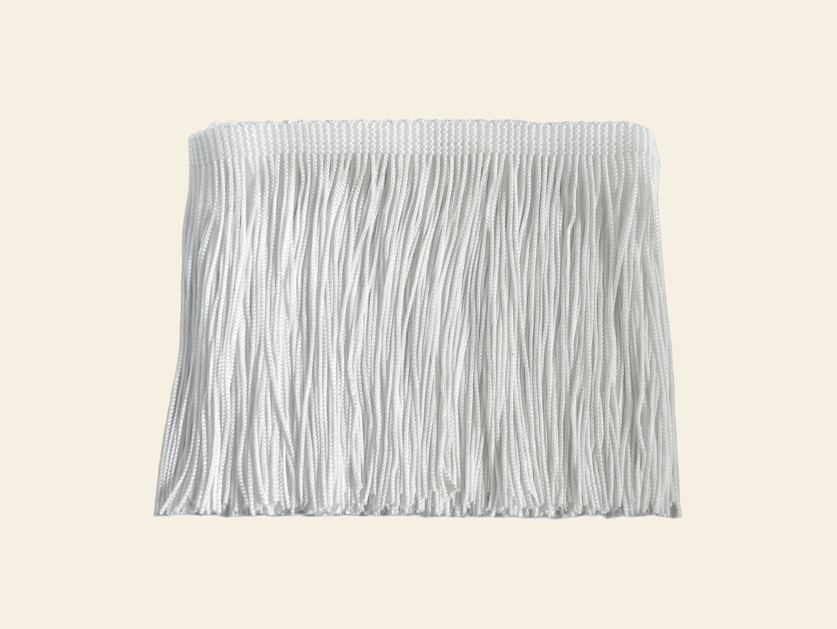 white decorative fringe trim for crafters makers