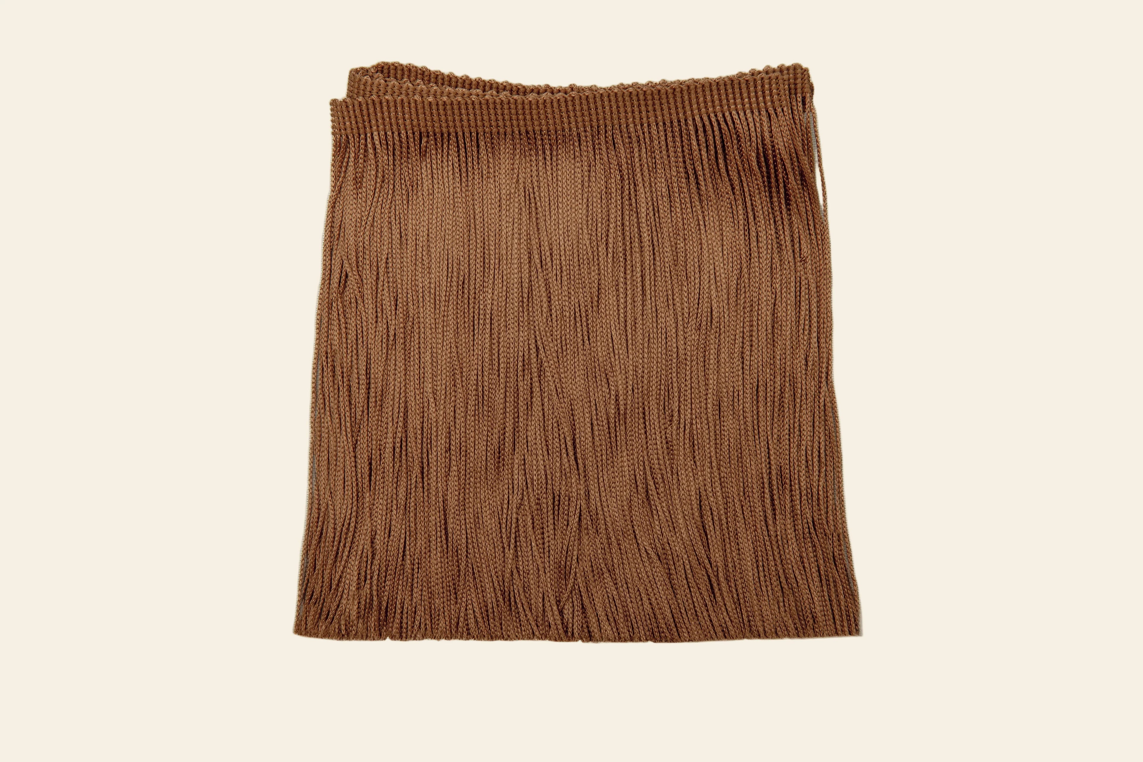 caramel fringe decorative trim for DIY makers