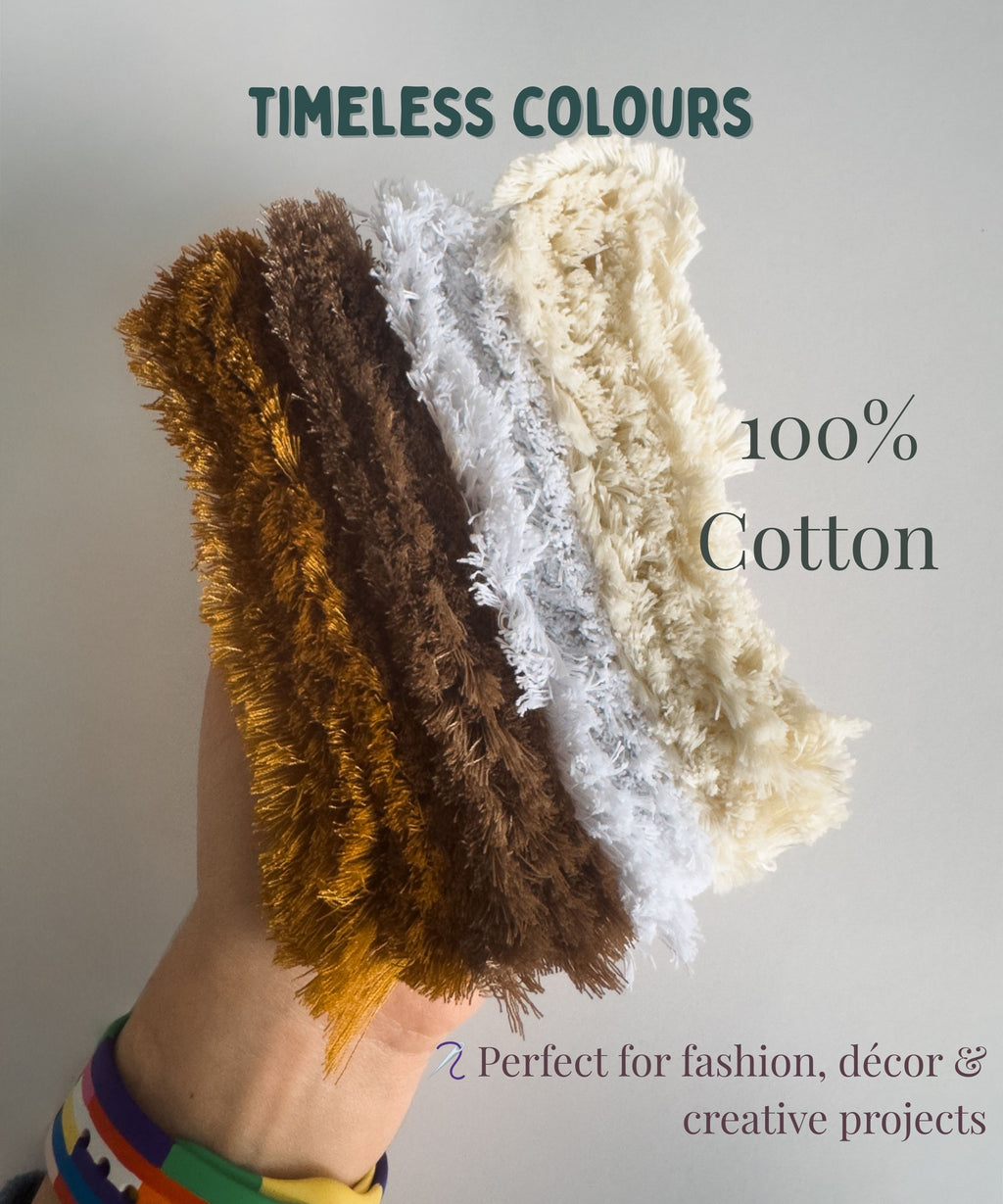 Natural Cotton Fringe Trim