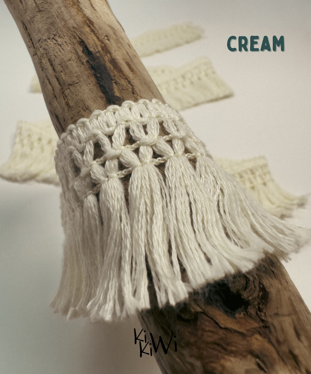 Natural Cotton Fringe Trim