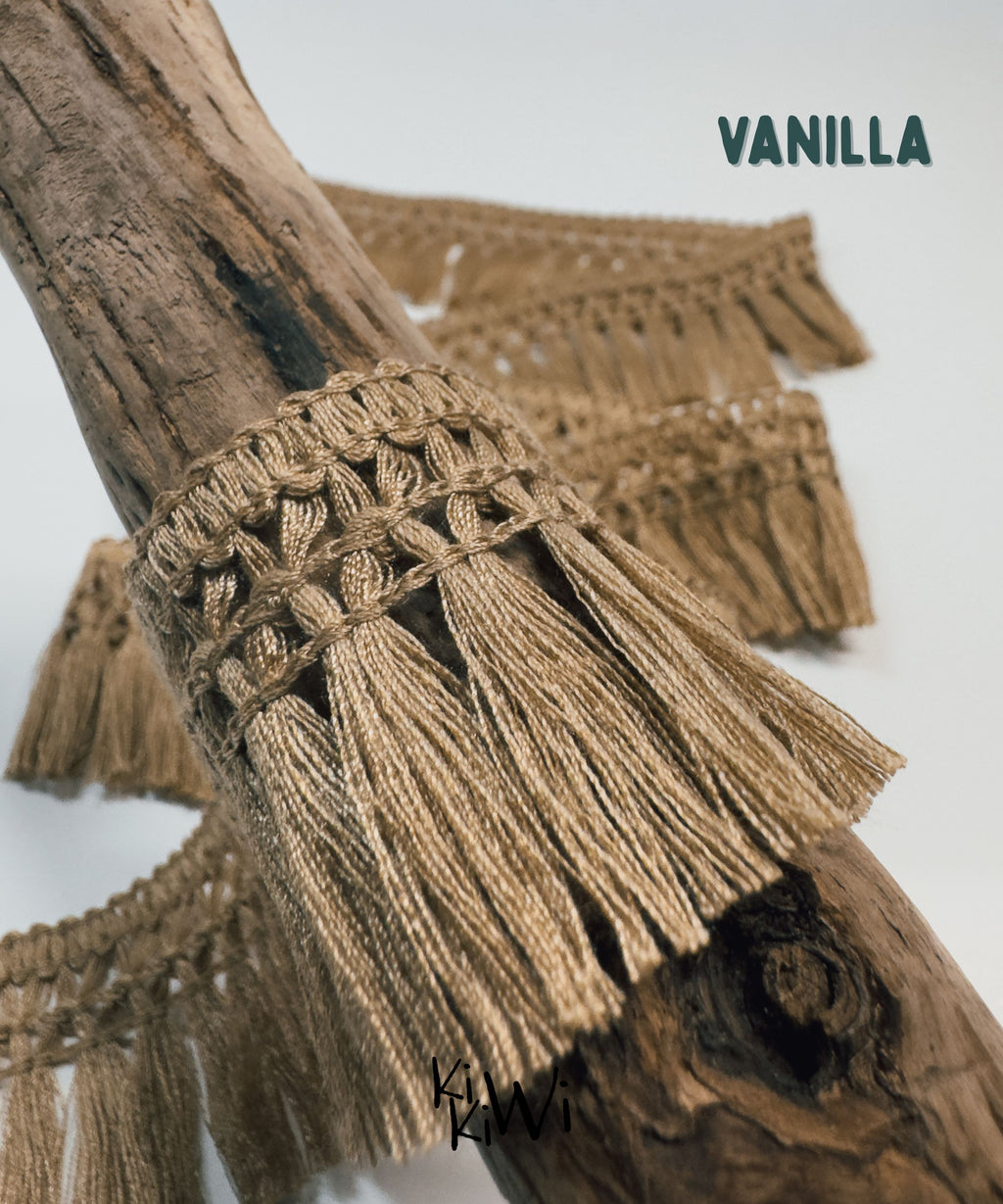 Natural Cotton Fringe Trim