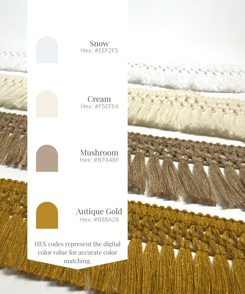 Natural Cotton Fringe Trim