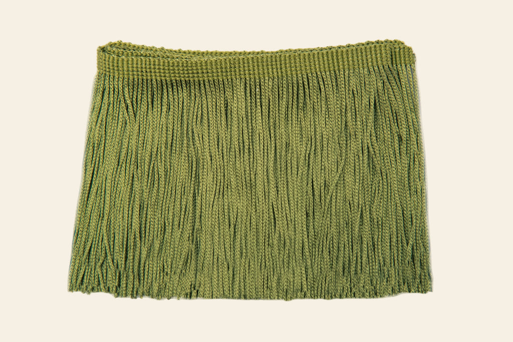 moss decorative fringe trim for crafters makers and DIY