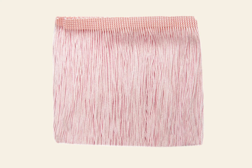 Pastel Pink Decorative Fringe Trim by Kikiwi for DIY