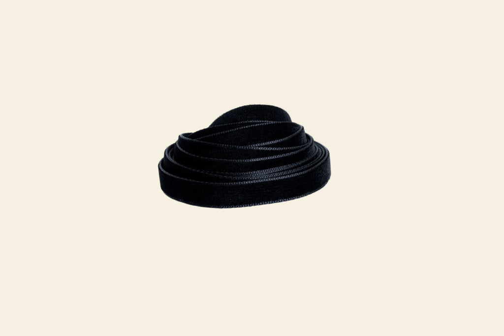 Black velvet ribbon 10mm width soft decorative ribbon for sewing, crafts and gift wrapping