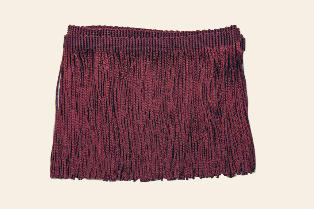 burgundy wine fringe trim for makers