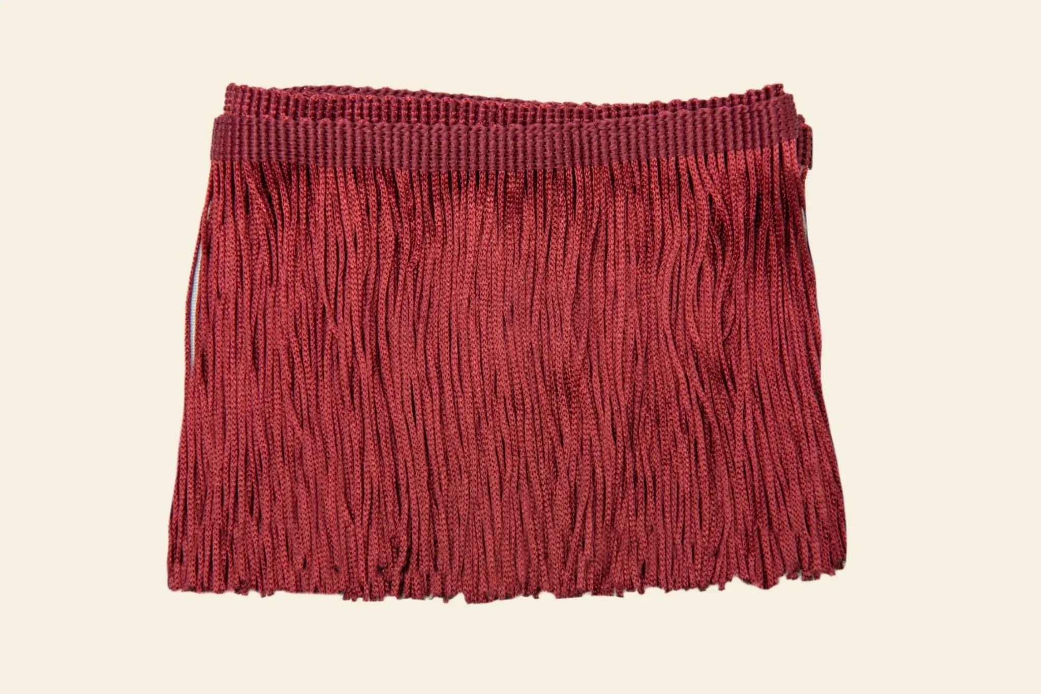 carmine Decorative Fringe Trim by Kikiwi