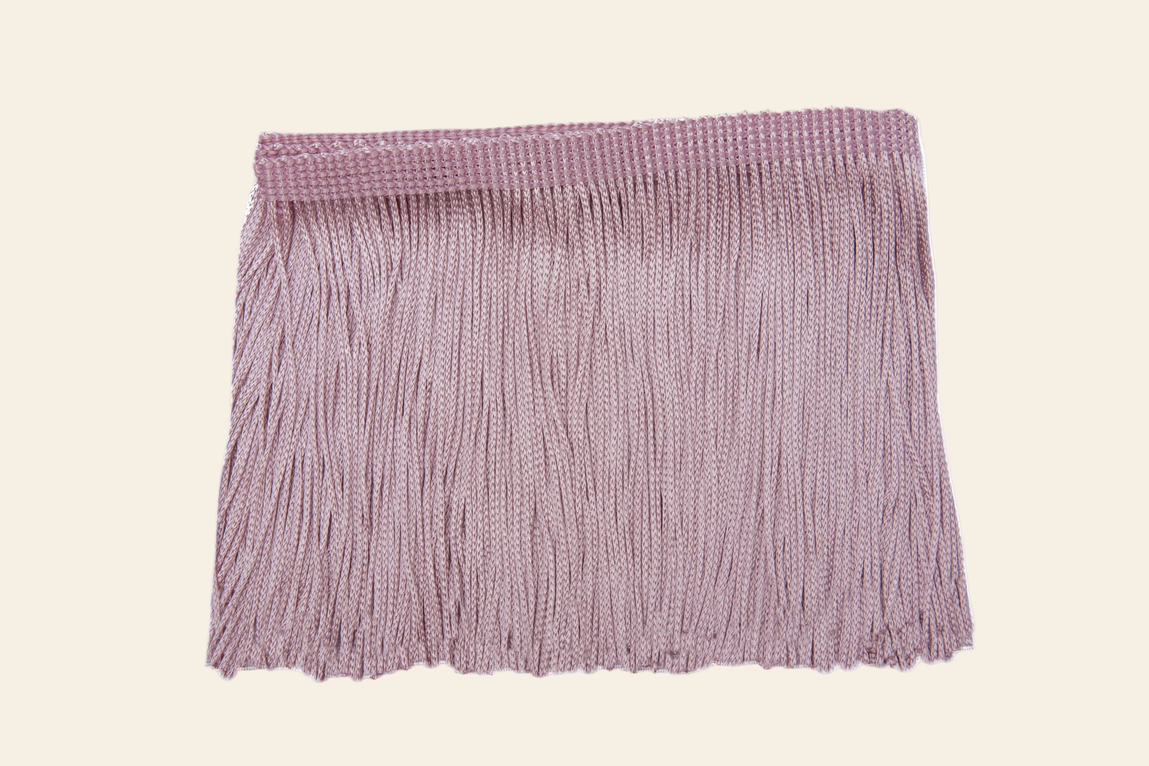 dusty rose decorative fringe trim for makers DIY
