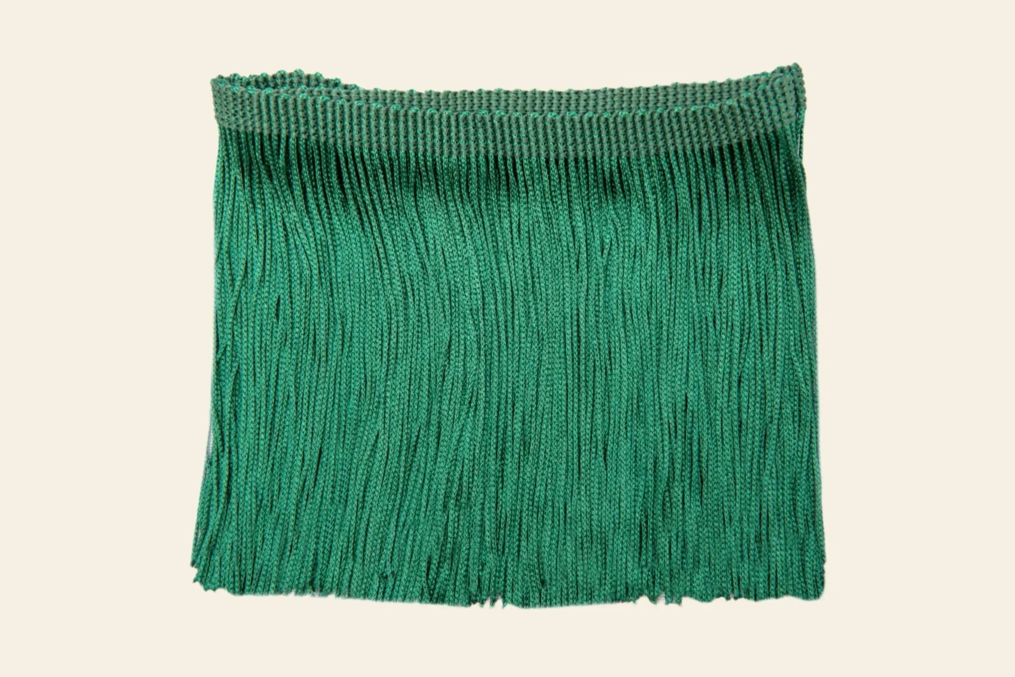 Forest Green Decorative Fringe Trim by Kikiwi