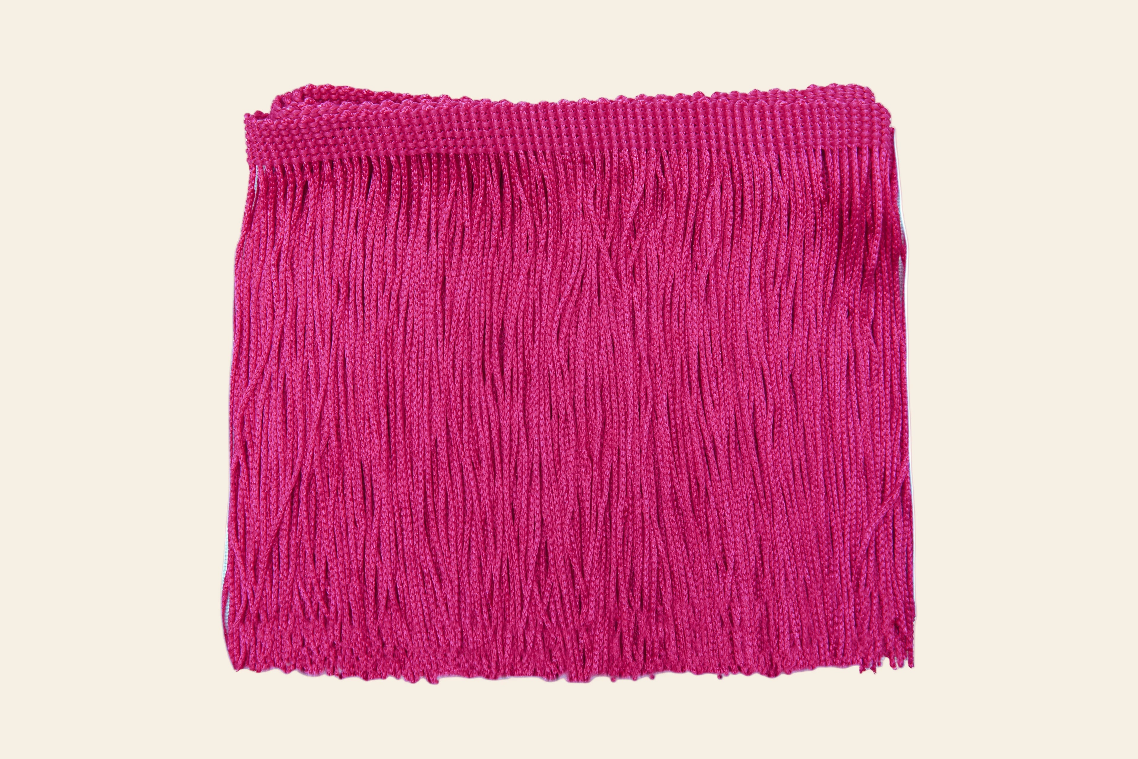 hot pink decorative fringe trim for creative projects DIY