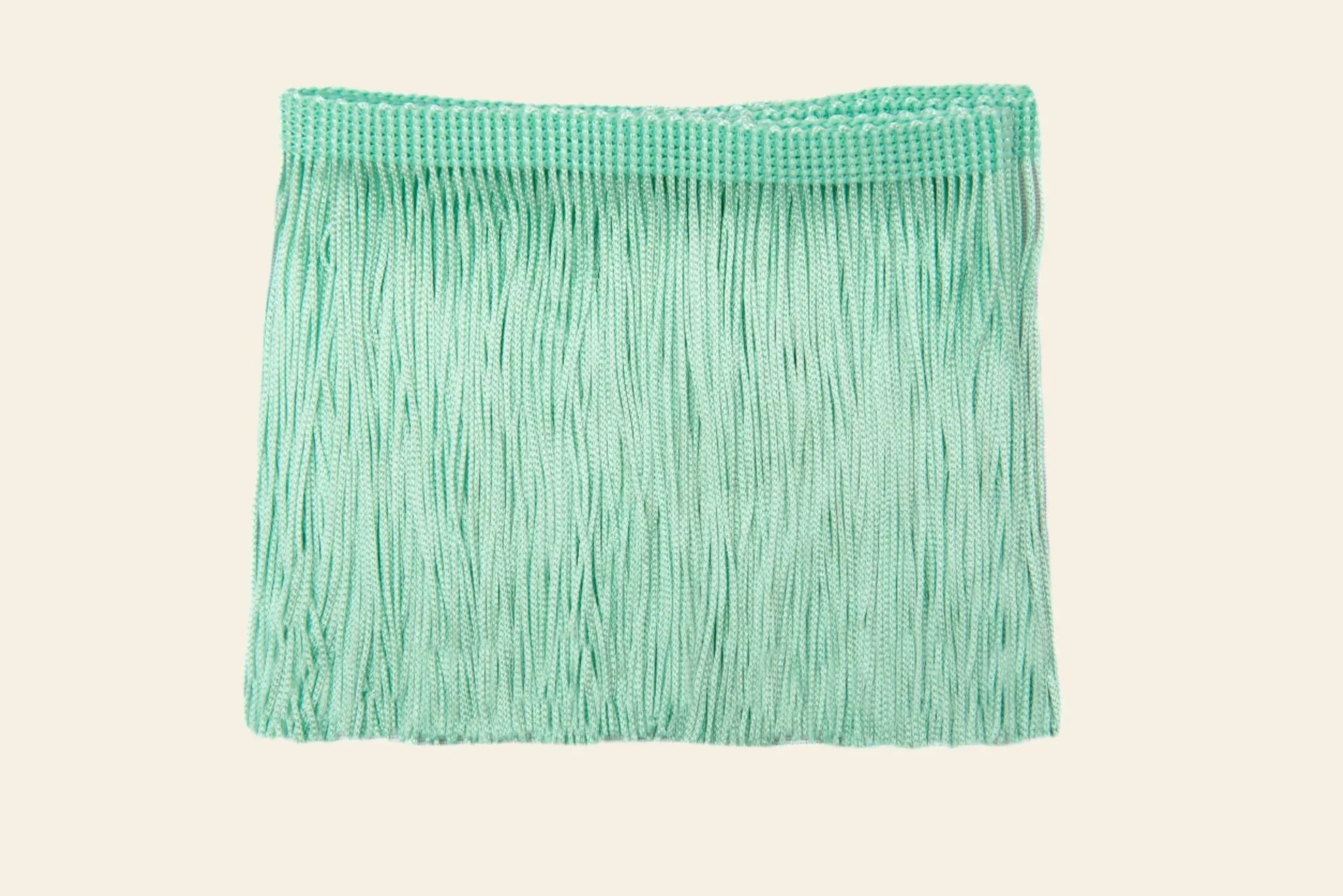Mint Decorative Fringe Trim by Kikiwi