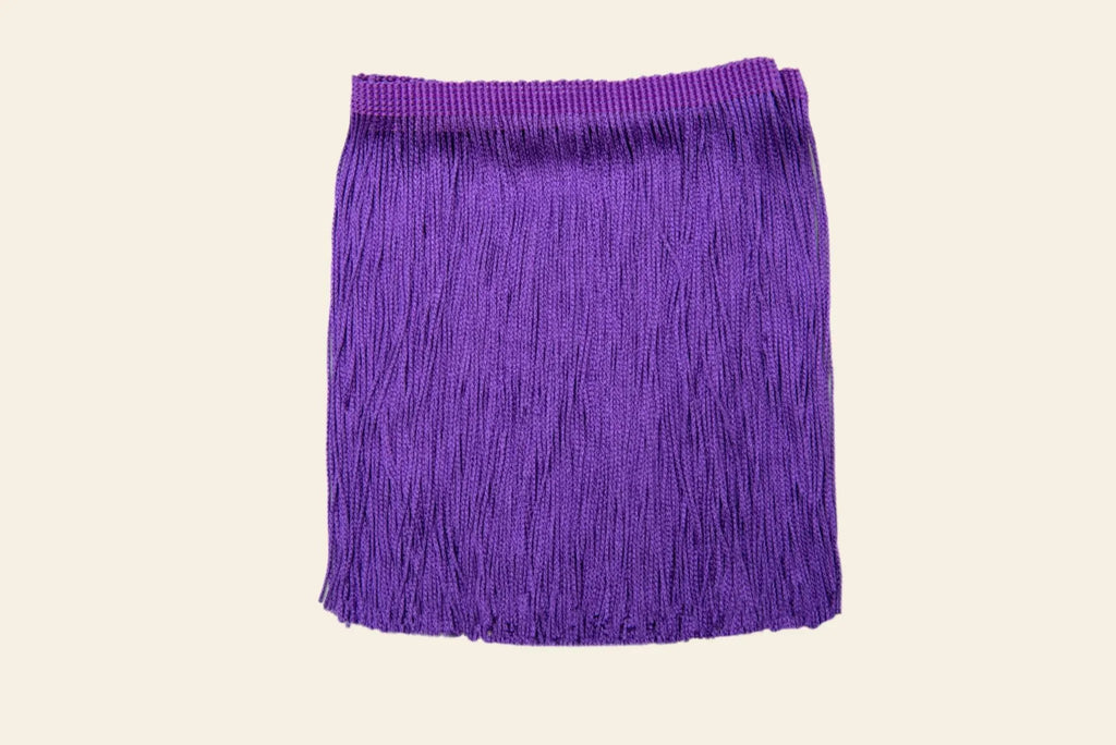 Royal Purple Decorative Fringe Trim by Kikiwi